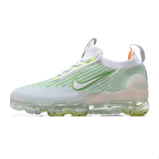 Vapormax white sale and green