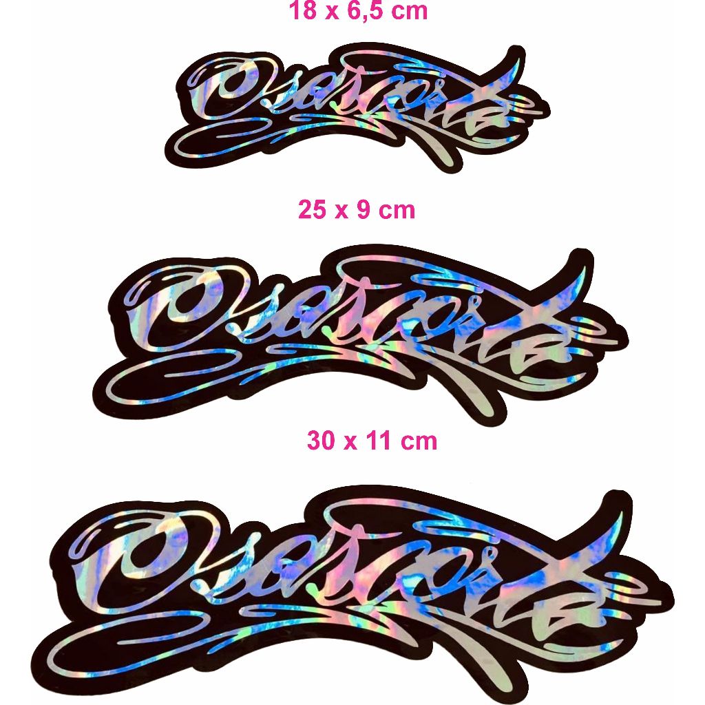 Adesivo Osascorte Para Viseira Capacete Moto Tanque Carro Caminhão