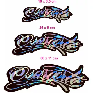 Adesivo Osascorte Para Viseira Capacete Moto Tanque Carro Caminhão em Oferta na Shopee