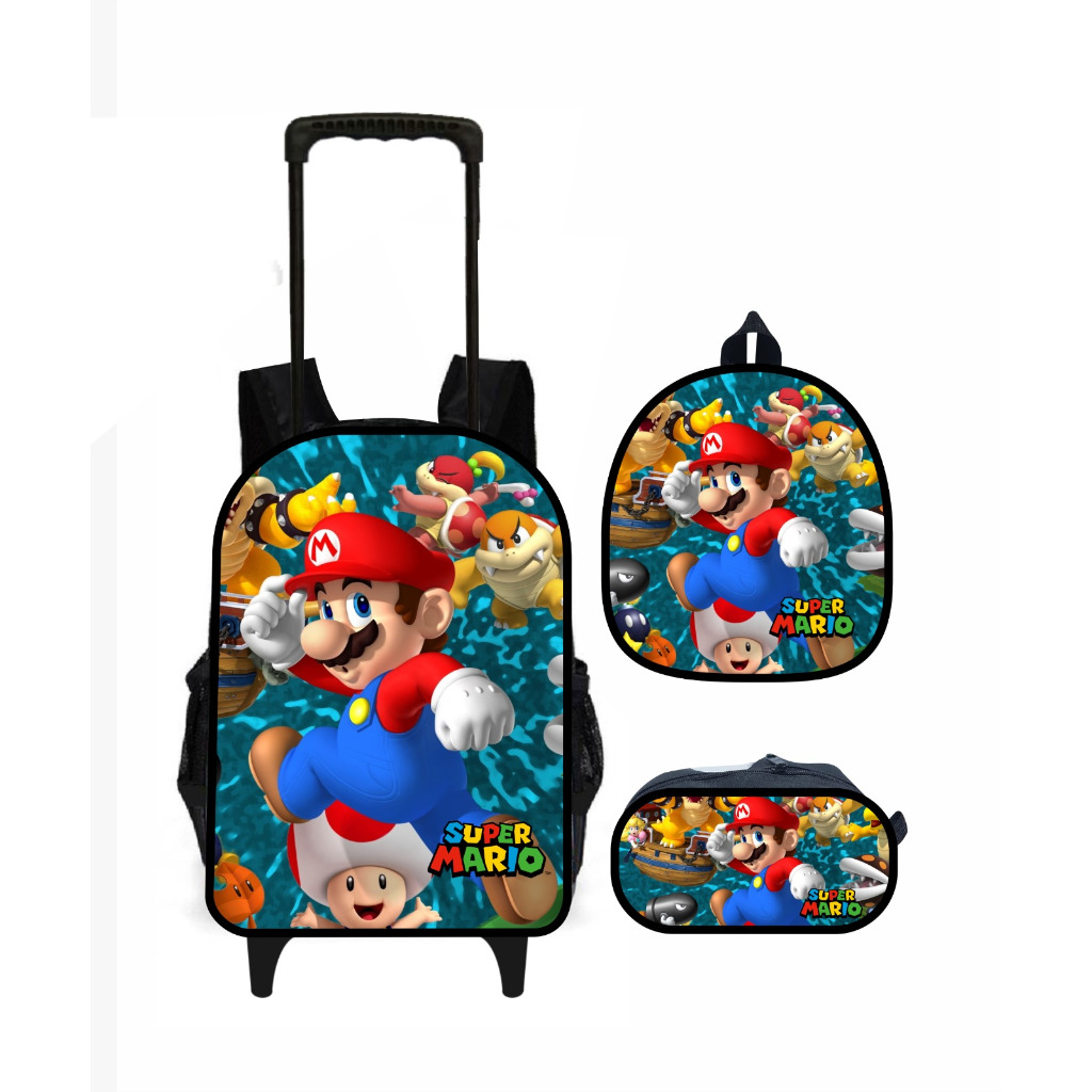 Lancheira Térmica Infantil Escolar Super Mario - LA39433MO