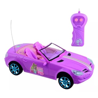 Carro controle remoto 7 funçoes Barbie style car Candide