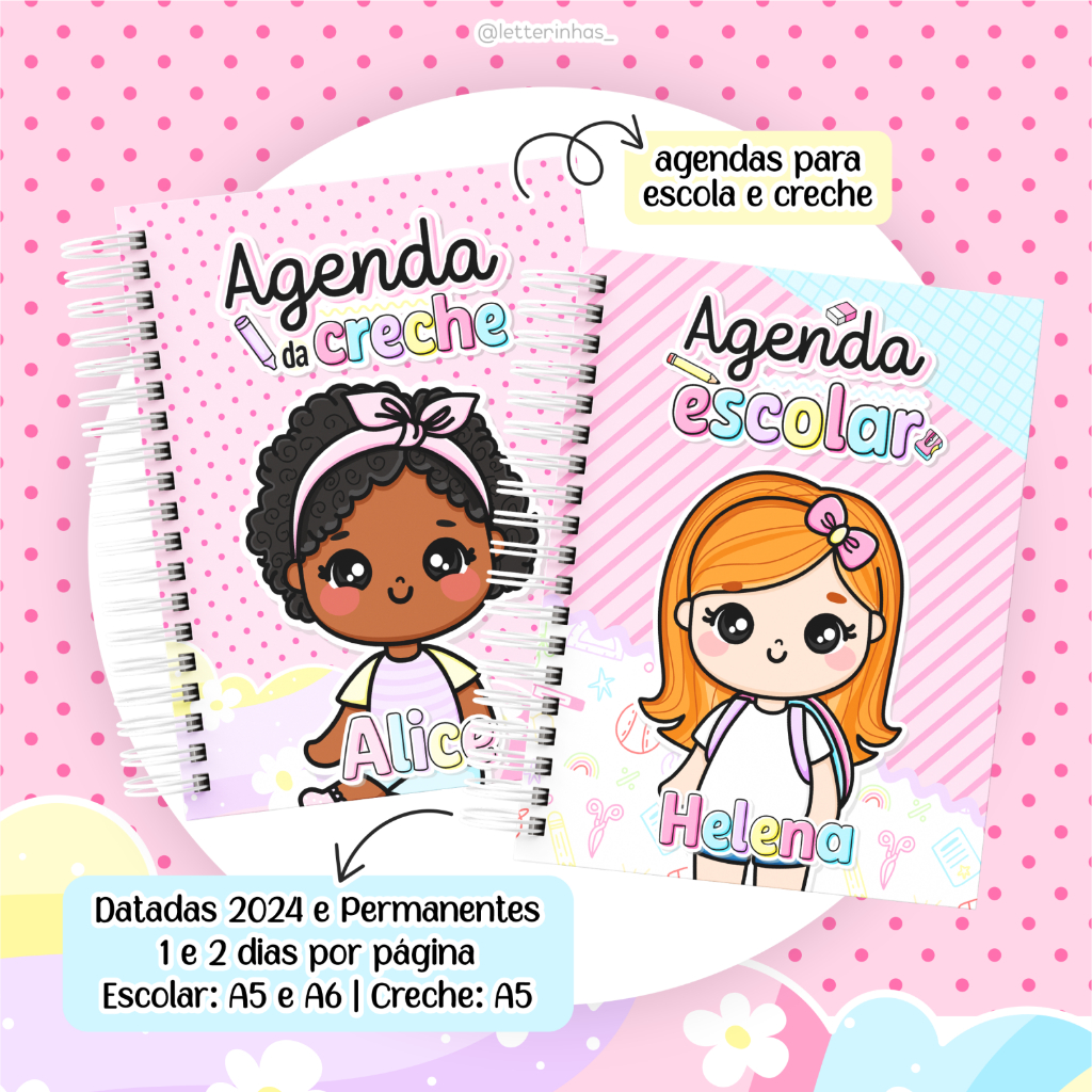 Agenda Escolar Personalizada 2024