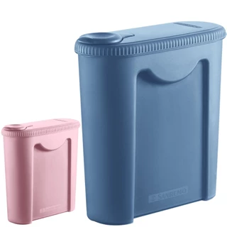 Porta Ração De Pet Cão Gato - Pote com Tampa Dispenser Portátil - Sanremo - Disponível em 2 cores