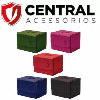 Deckbox Premium Central Vault Forte deck box cores variadas capacidade 100+ lote cartas