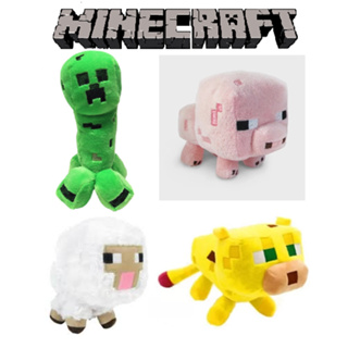 Minecraft pelúcia brinquedo pixel doll para crianças presente