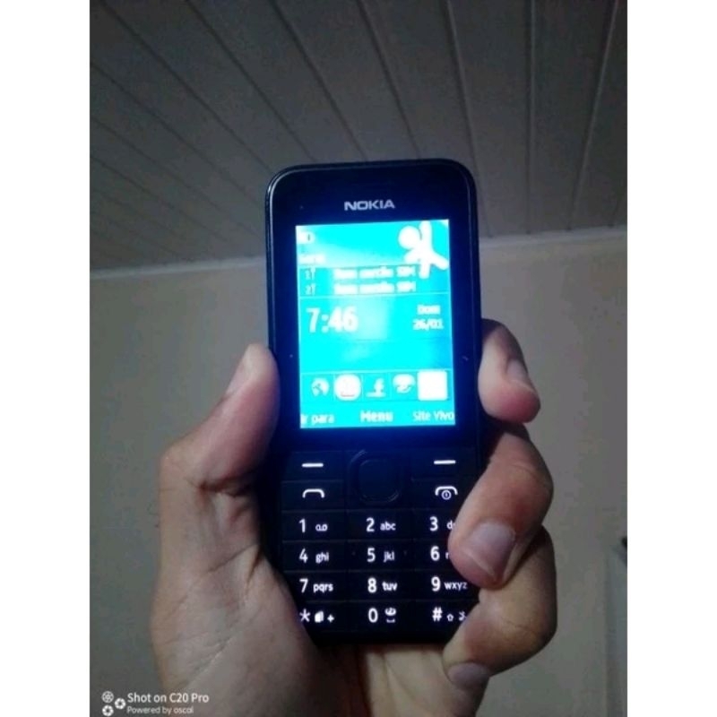 Celular Nokia 105 NK093 Tela 1.8 Dual Chip Preto