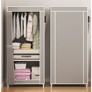 Roupeiro Desmontável Guarda Roupa Dobrável Organizador De Roupas Portátil Multiuso Armário Organizador