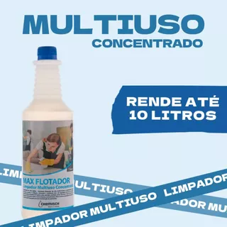 Limpador Para Faxina Multiuso Limpador Concentrado Uso Geral Max Flotador 1L