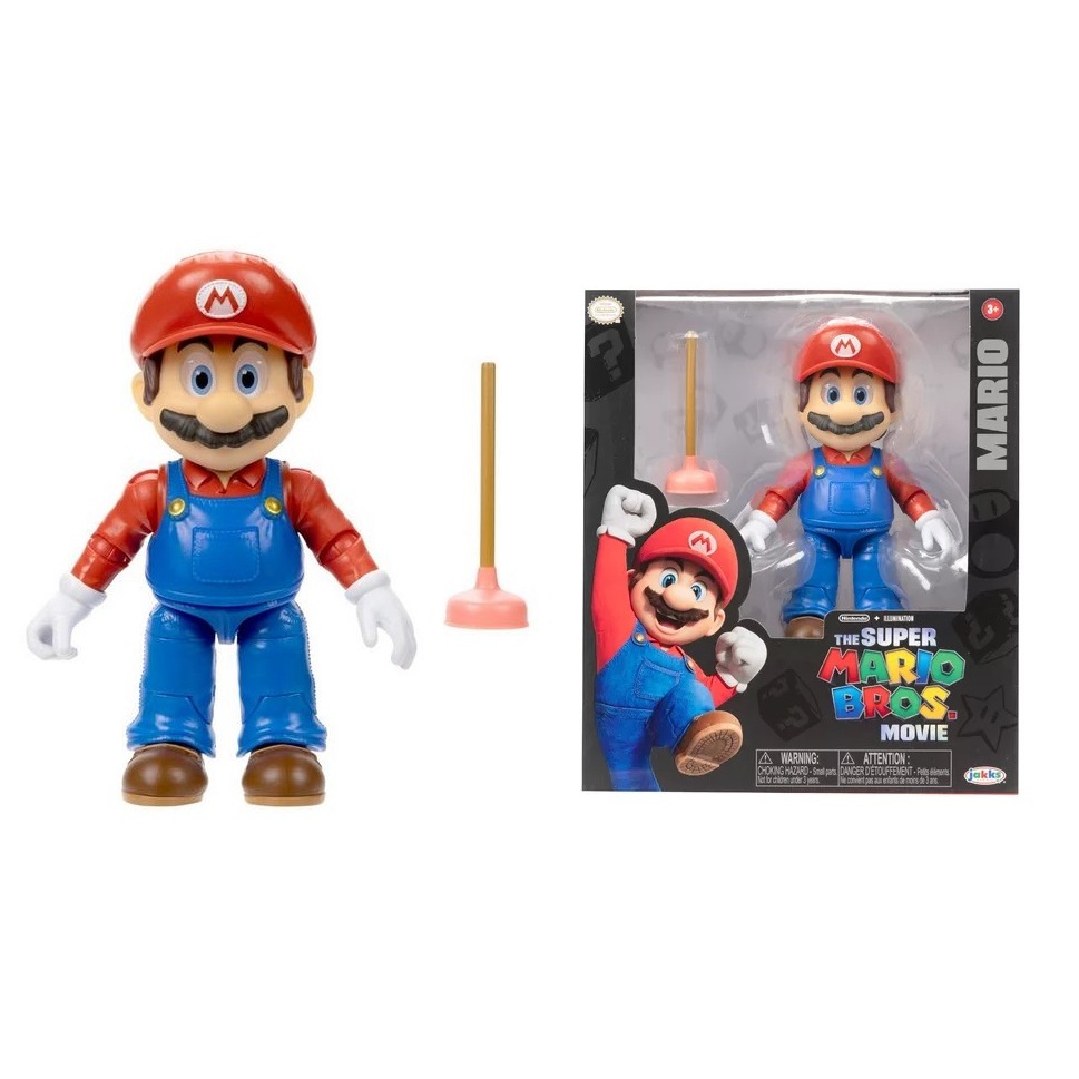 Boneco Super Mario Bros O Filme Jakks Figura Movie | Shopee Brasil