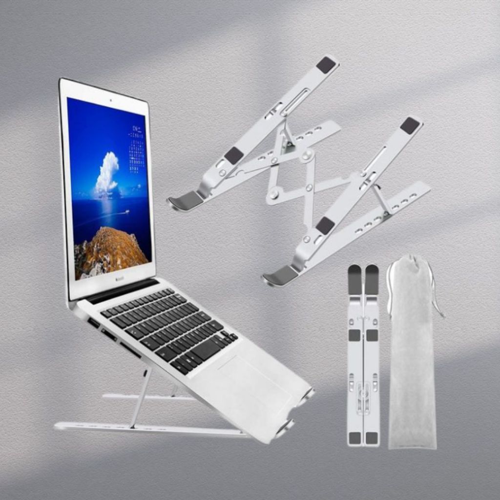 Suporte Apoio De Notebook Laptop Compacto Articulado Home Office ABS 1