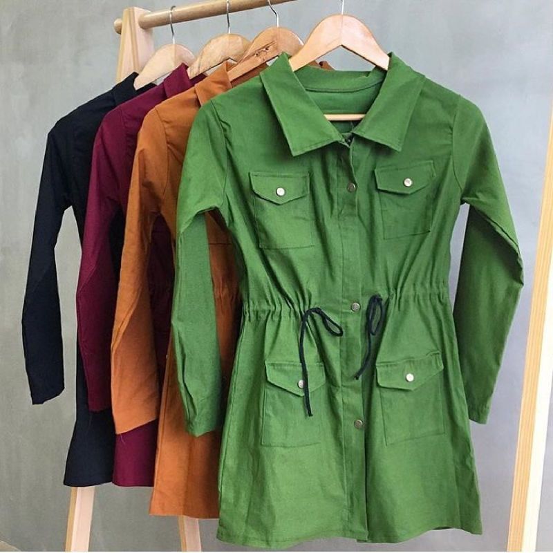 Jaqueta feminina parka sobretudo manga longa P M G GG