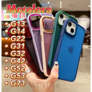 Capa Capinha Space Acrilica Colorida Fosca Para Motorola G13/G14/G22/G31/G32/G42/G52/G53/G73/G84