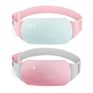 Cinta Térmica Massageador para Cólica Menstrual - Almofada Recarregável USB - Tratamento p/ Dores - Compressa ALTA QUALIDADE