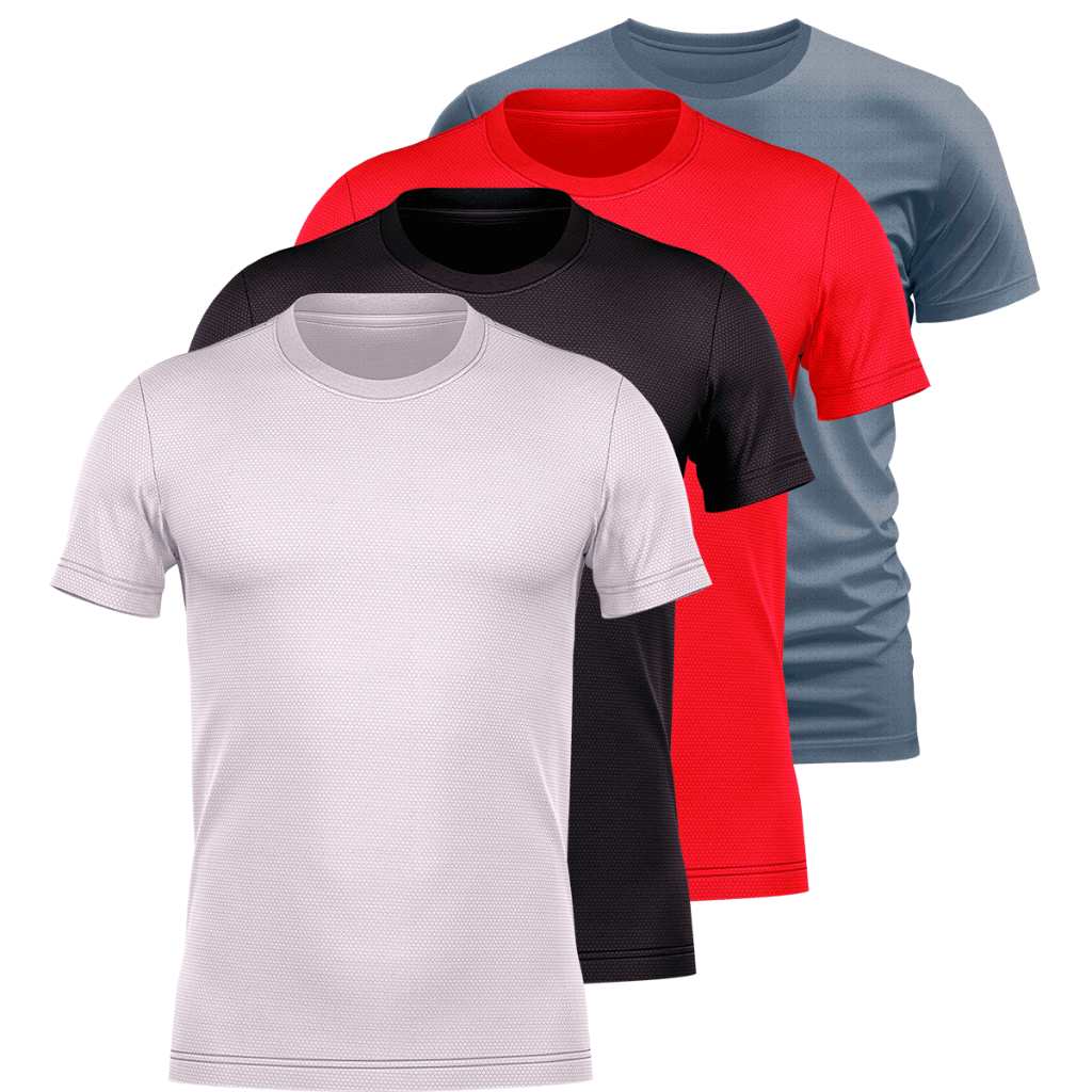 Kit 5 Camisetas Novastreet Dry Fit Anti Suor - Linha Premium