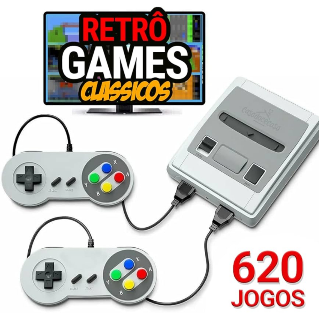 Console Retro Game 25 Mil Jogos 2 Controles Promoção imperdível Envio -  JOGOS RETRO