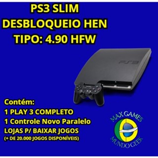Ps3 Playstation 3 Super Slim 80 Games Jogos Originais