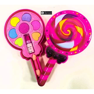 Paleta De Maquiagem Pirulito Colorido Infantil
