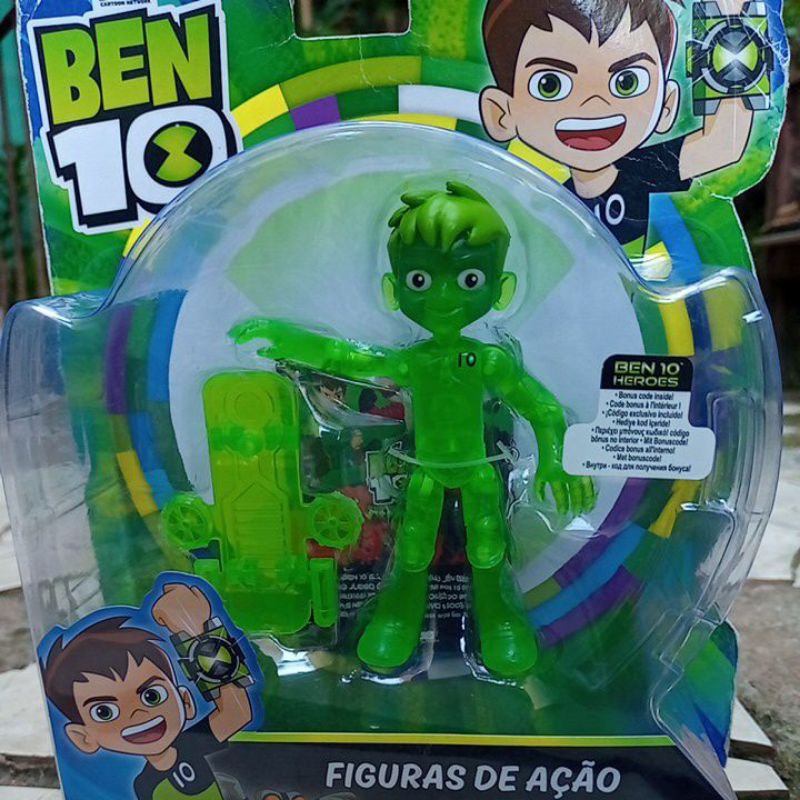 Relógio Ben10 Com 4 Aliens Emborrachados Relógio Omnitrix Com Luz