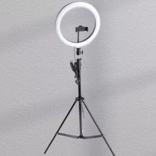 Ring Light 10' Completo Portátil 26cm + Tripé + suporte p/ celular.