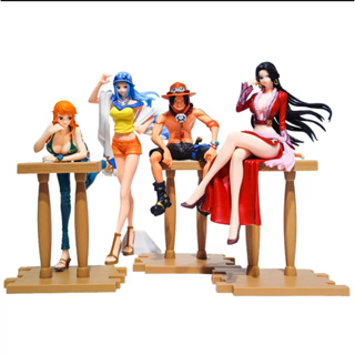 Figurine Manga Portgas D Ace et Yamato - One Piece™ : 30 cm