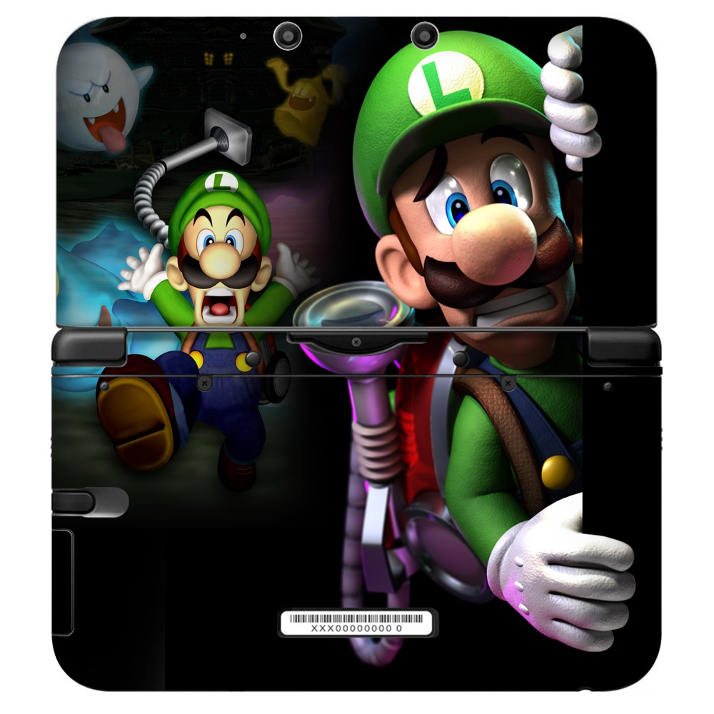 skin adesivo proteção para videogame portátil tema infantil verde irmãos