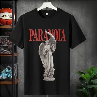 Camiseta Masculina Streetwear Algodão Premium Adulto infantil Plus Size Paranoia Estatua Swag