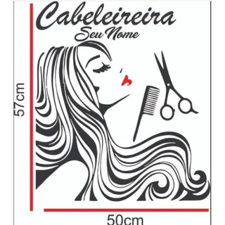Adesivo Para Parede Vidro Salão De Cabeleireiro