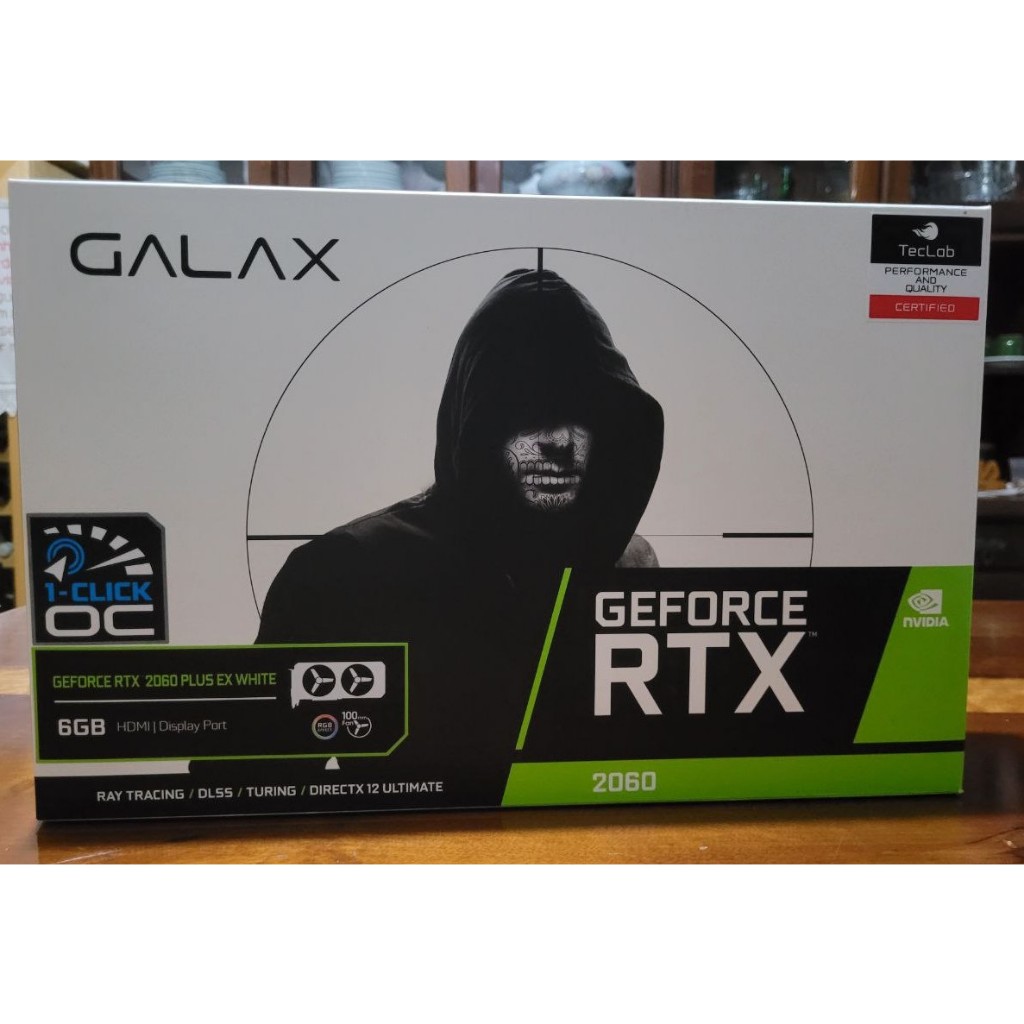 Placa de vídeo RTX 2060 Galax EX White
