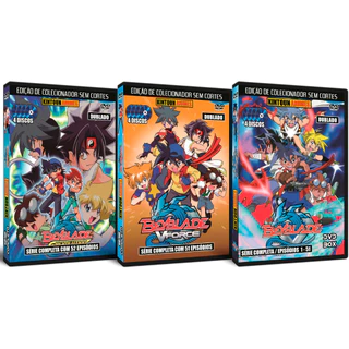Dvd Beyblade (Classico) Completo Dublado em Promoção na