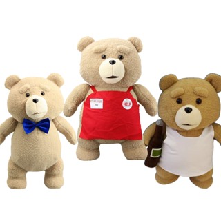 Brinquedo Pelúcia Urso Ted com Roupa Branca: Filme Ted 2 Teddy