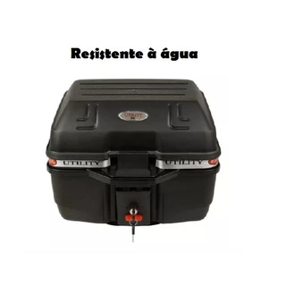 Baú / Bauleto Para Moto Utility 28 Litros Bauleto Marca Glider Para 1 Capacete