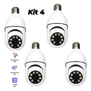 Kit 4 Câmera de Segurança Prova D