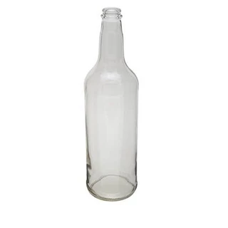Kit 12 Garrafas de vidro modelo 51 de Vidro Transparente 1 Litro