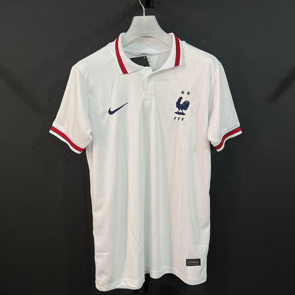 Camisa Polo França Branca 2022 Masculina | Shopee Brasil