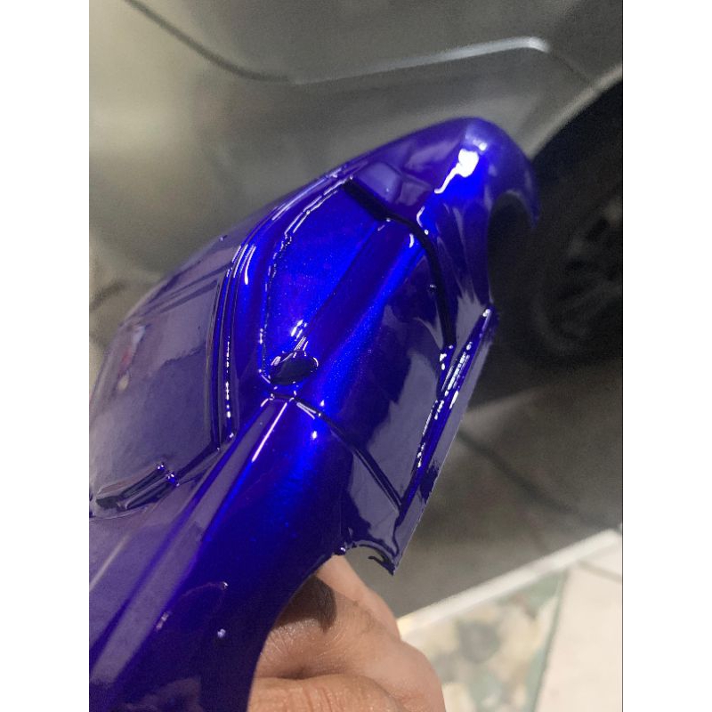 Tinta automotiva poliester MIDNIGHT BLUE base+efeito 450ml