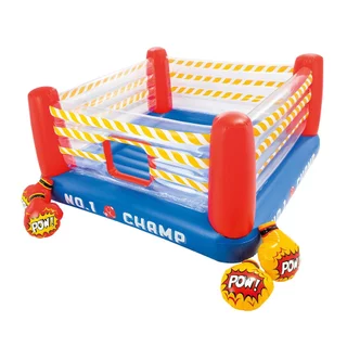 Mega Pula Pula Ringue De Boxe Infantil Inflável Intex Jump-o-lene