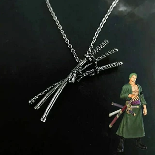 Colar Roronoa Zoro Shusui Espada Katana One Piece