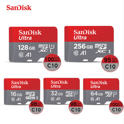  SanDisk 128GB Ultra (10 Pack) MicroSD Class 10 100MB/s