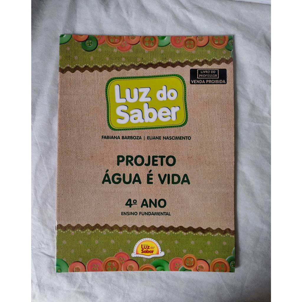 luz do saber livro do professor projeto água é vida 4º ano fundamental ...