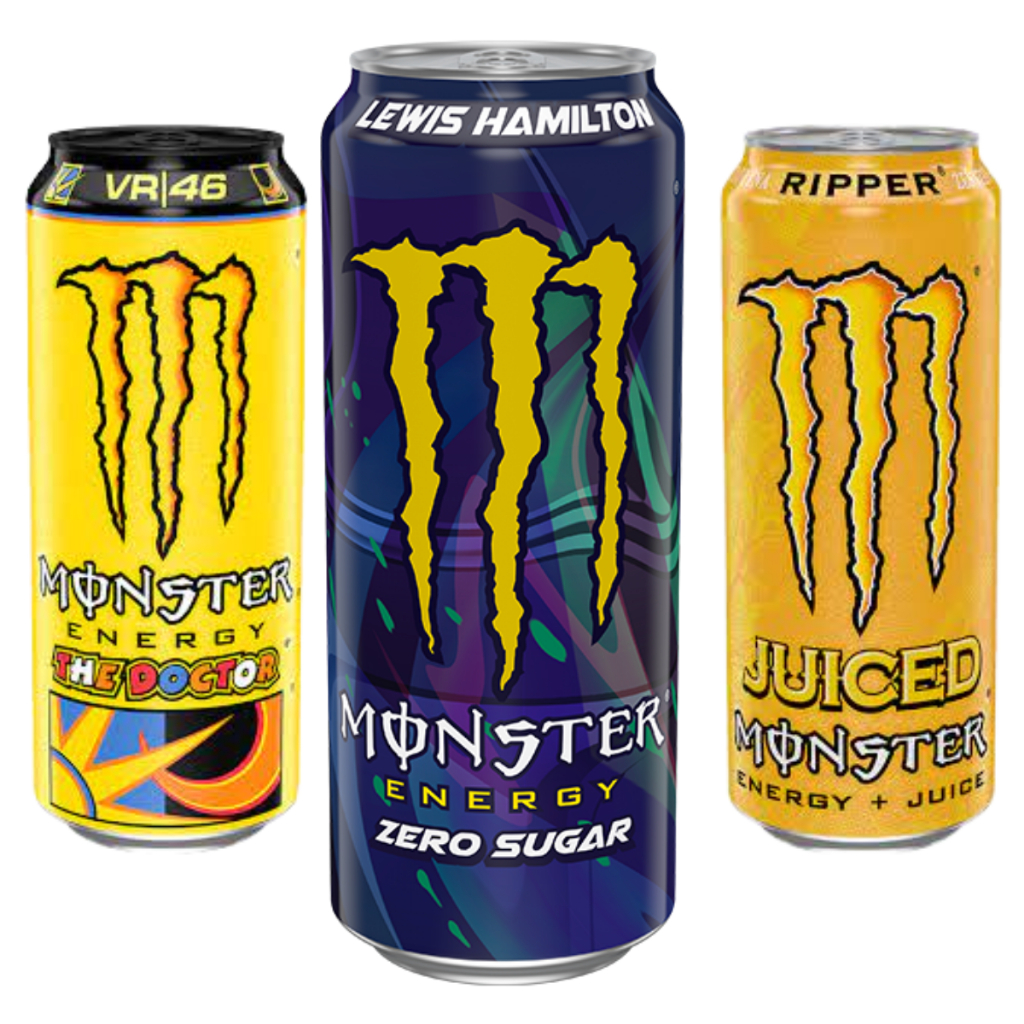 Kit 3 Latas Energetico Monster Importado Sabores Exclusivos