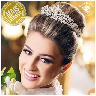 Coroa De Noiva Tiara Nupcial Casamentos 15 Anos Debutantes