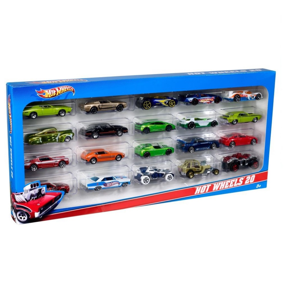 Hot Wheels Pacote Com 20 Carrinhos Sortidos Original Lacrado