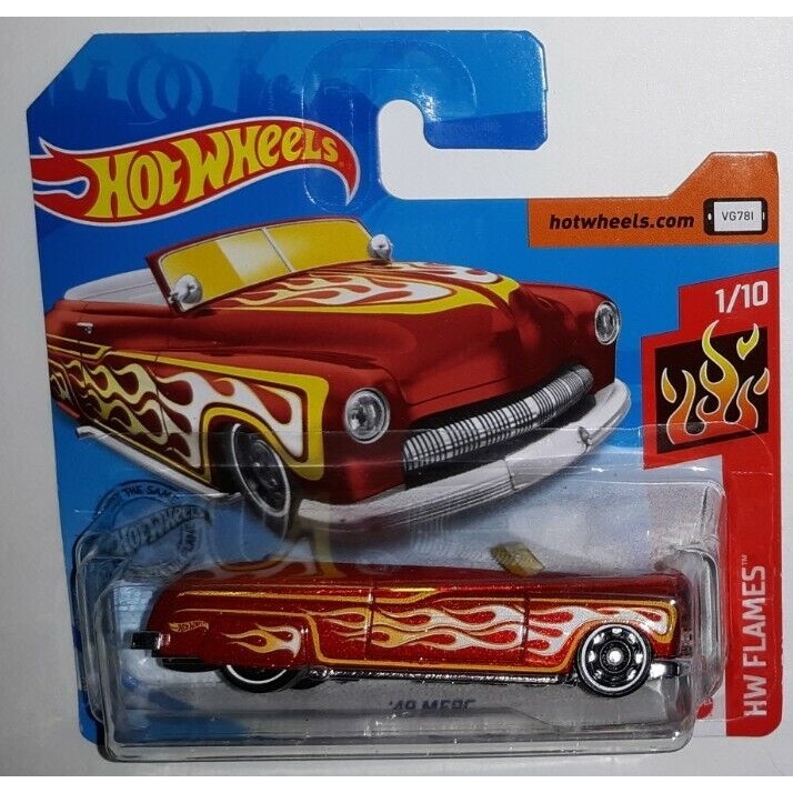49 Merc - HW Flames - Hot Wheels 1:64 - Miniatura - Carro