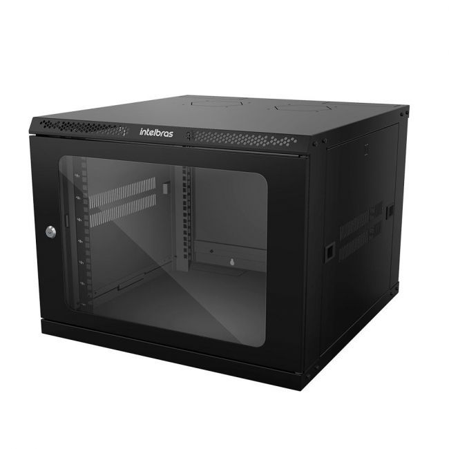 Mini Rack 8u Intelbras Padrão 19 Desmontável De Parede Cftv Dvr Switch ...