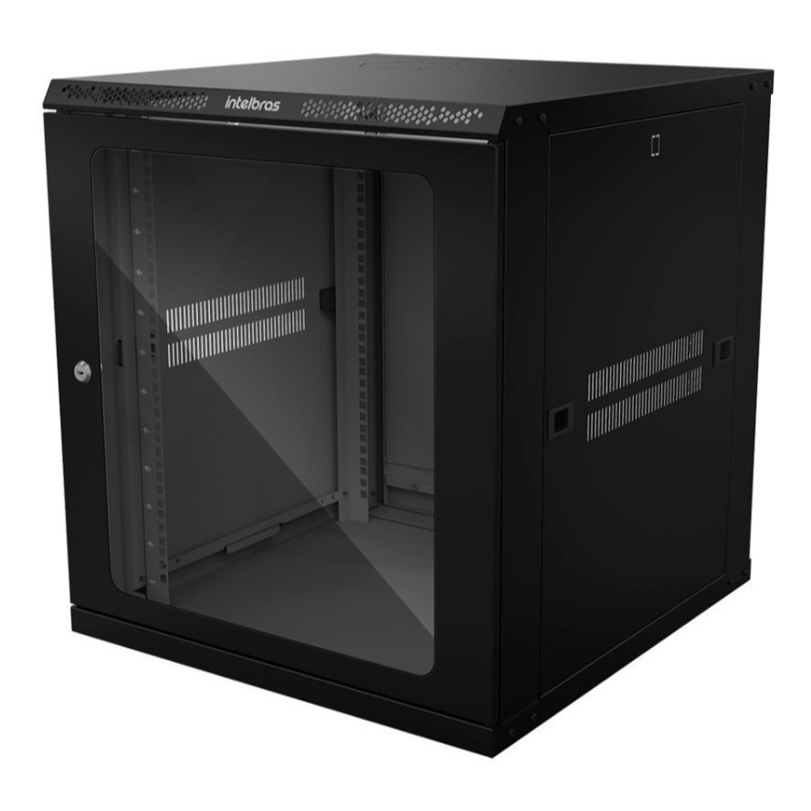 Mini Rack Intelbras 12u Desmontável Padrão 19 Organizador Cftv Dvr ...