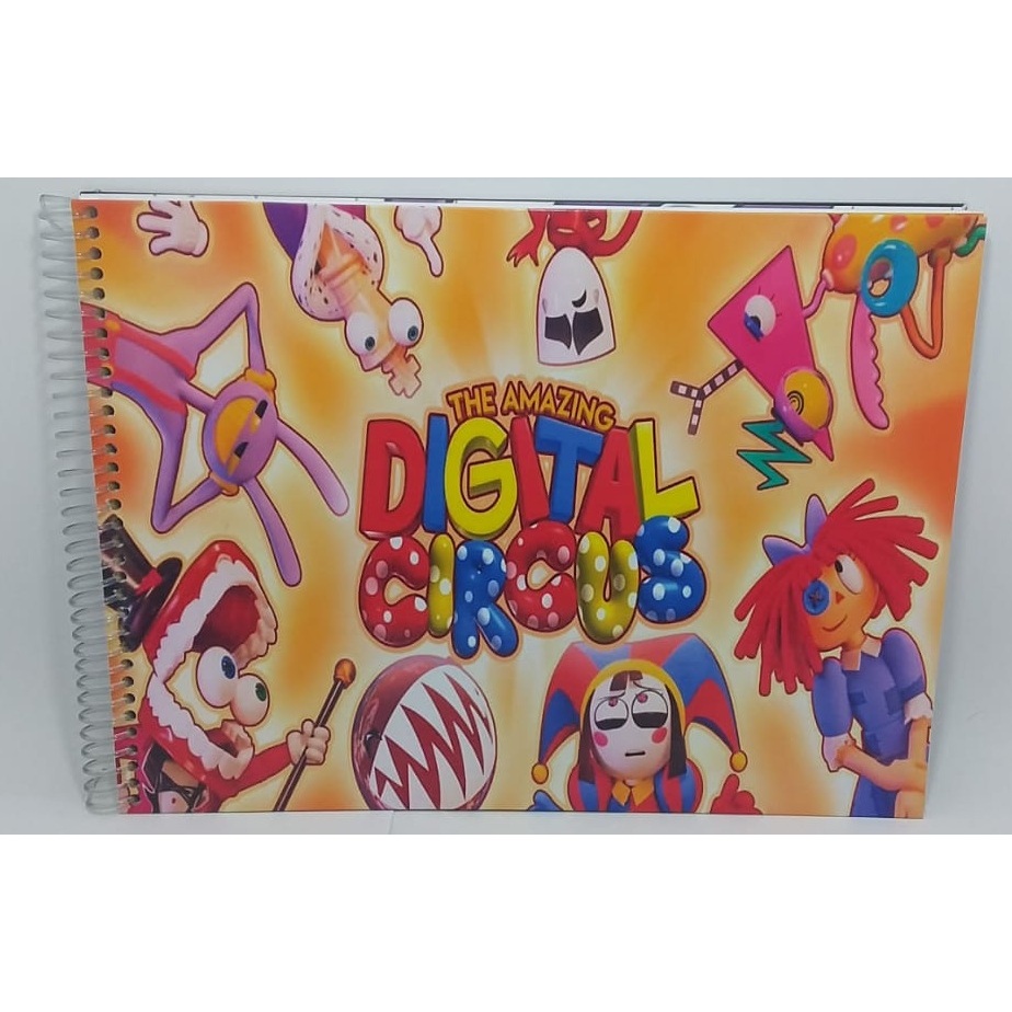 Caderno de desenho Digital Circus | Shopee Brasil