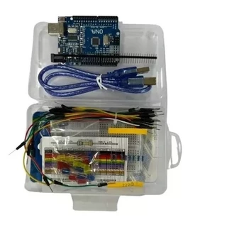 Kit Starter C/ Uno Ch340 Compativel Arduino + Box G-3