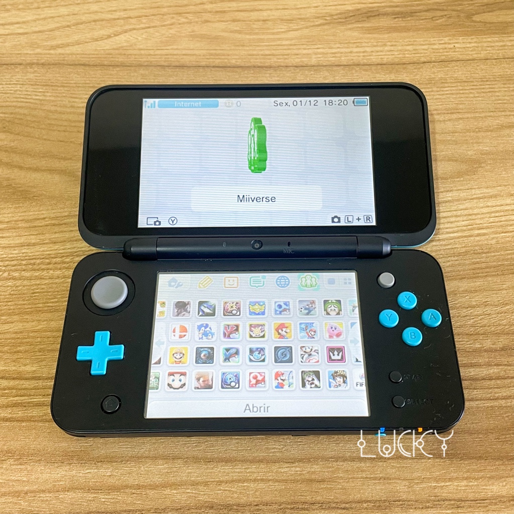 New Nintendo 2DS XL Melhores Jogos 64GB Pokemon Zelda Mario