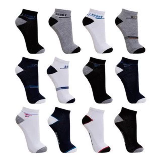 Kit 15 Pares De Meias Masculino Estampadas Cano Curto