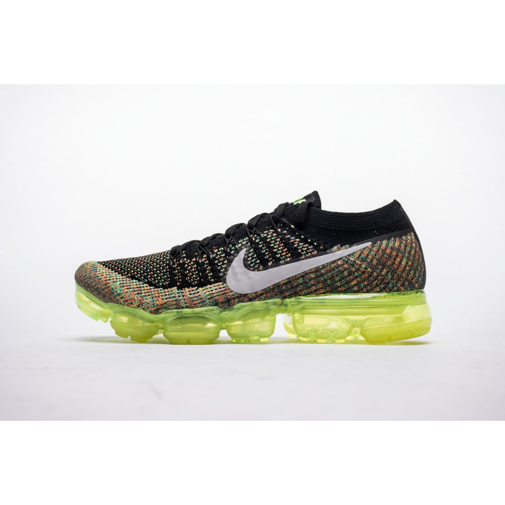 Green flyknit hot sale vapormax